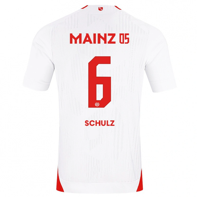 Danxen Kinder Philipp Schulz #6 Weiß Rot Gelb Auswärtstrikot Trikot 2026/27 T-Shirt Schweiz
