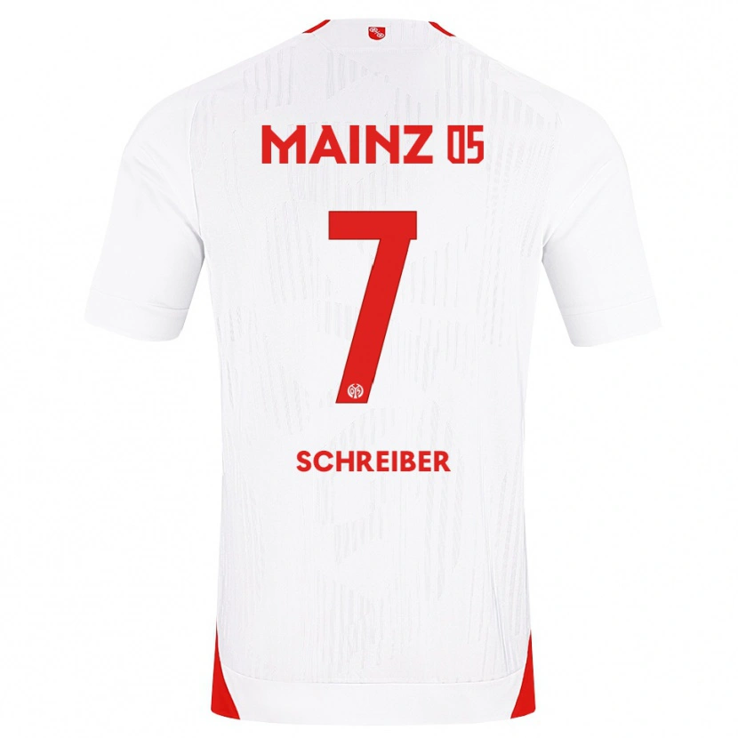 Danxen Kinder Max Schreiber #7 Weiß Rot Gelb Auswärtstrikot Trikot 2026/27 T-Shirt Schweiz