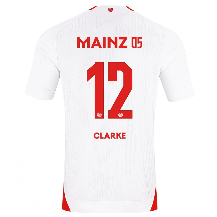 Danxen Kinder Sarah Clarke #12 Weiß Rot Gelb Auswärtstrikot Trikot 2026/27 T-Shirt Schweiz