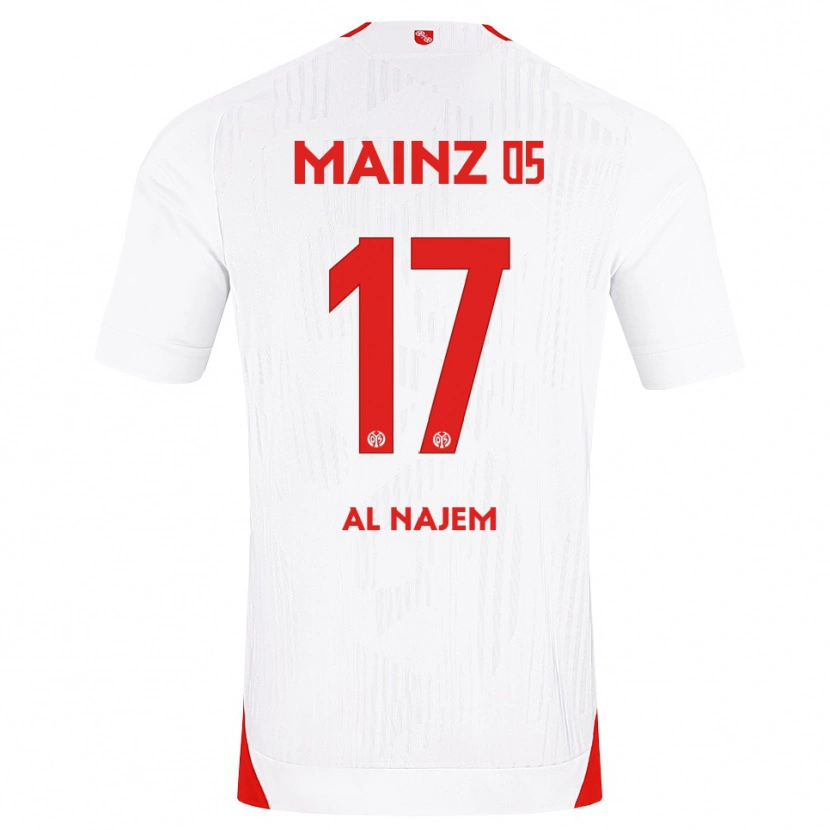 Danxen Kinder Salma Al Najem #17 Weiß Rot Gelb Auswärtstrikot Trikot 2026/27 T-Shirt Schweiz