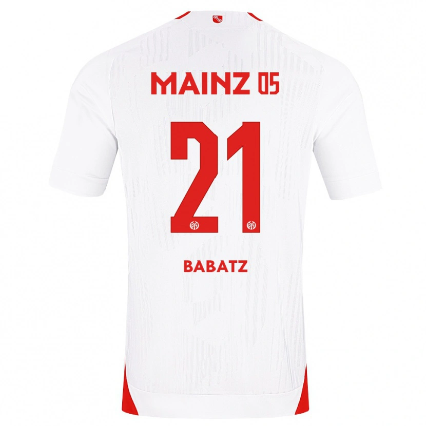 Danxen Kinder Louis Babatz #21 Weiß Rot Gelb Auswärtstrikot Trikot 2026/27 T-Shirt Schweiz
