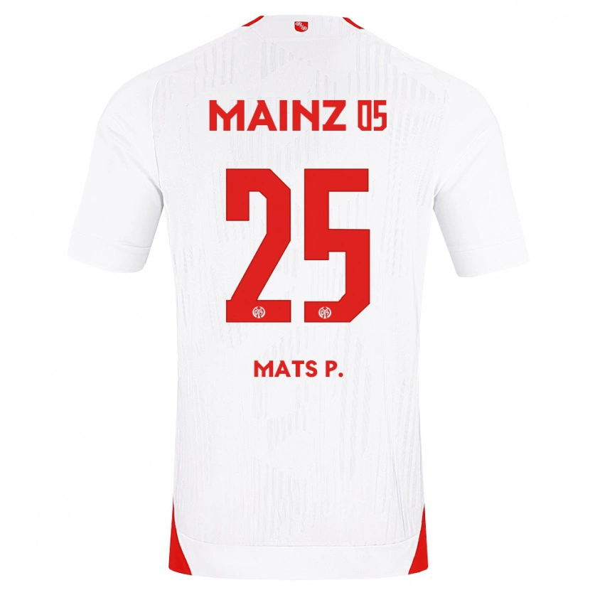 Danxen Kinder Mats Preßler #25 Weiß Rot Gelb Auswärtstrikot Trikot 2026/27 T-Shirt Schweiz