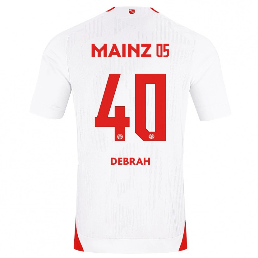 Danxen Kinder Jeremiah Debrah #40 Weiß Rot Gelb Auswärtstrikot Trikot 2026/27 T-Shirt Schweiz