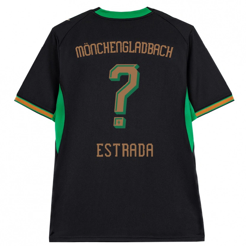 Danxen Kinder Joshua Jong Estrada #0 Schwarz Orange Grün Braun Auswärtstrikot Trikot 2026/27 T-Shirt Schweiz
