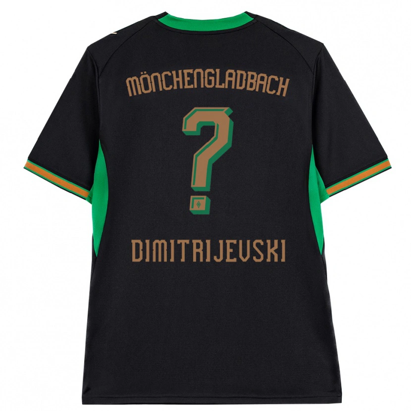 Danxen Kinder Maximilian Dimitrijevski #0 Schwarz Orange Grün Braun Auswärtstrikot Trikot 2026/27 T-Shirt Schweiz