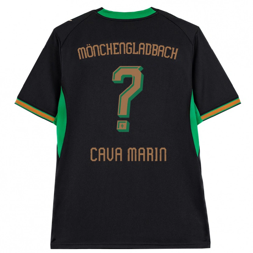 Danxen Kinder Sofia Cava Marin #0 Schwarz Orange Grün Braun Auswärtstrikot Trikot 2026/27 T-Shirt Schweiz