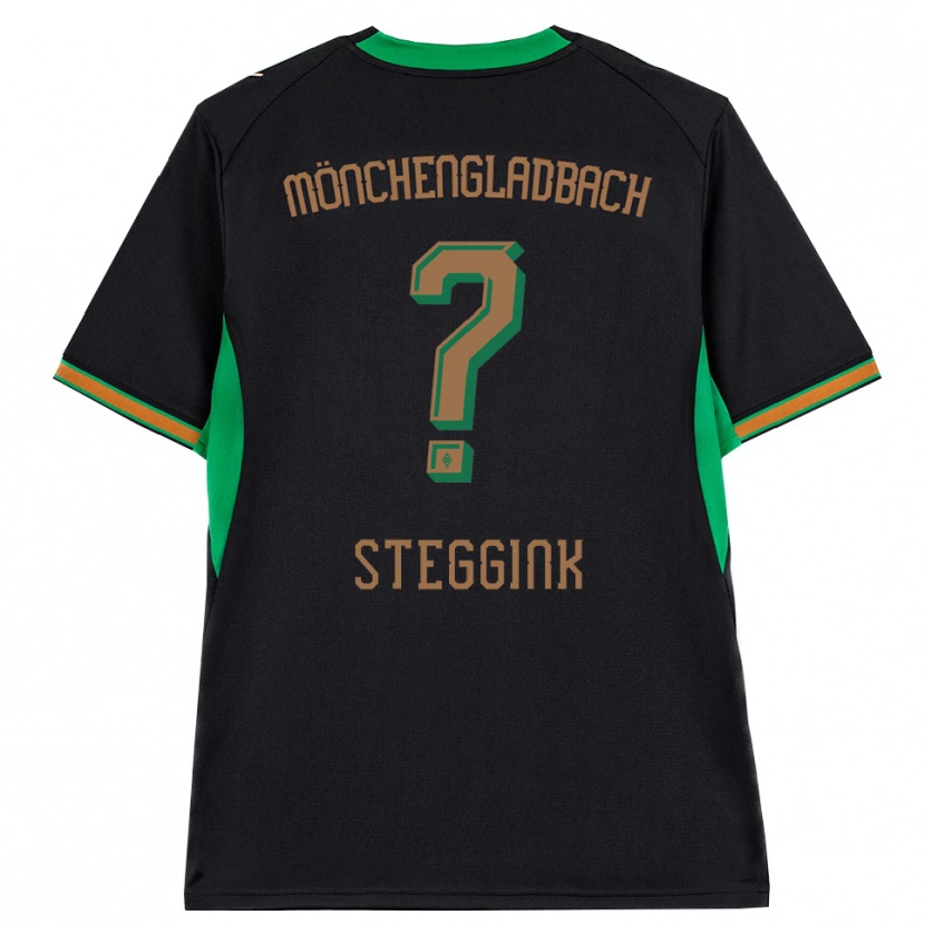 Danxen Kinder Lennart Steggink #0 Schwarz Orange Grün Braun Auswärtstrikot Trikot 2026/27 T-Shirt Schweiz