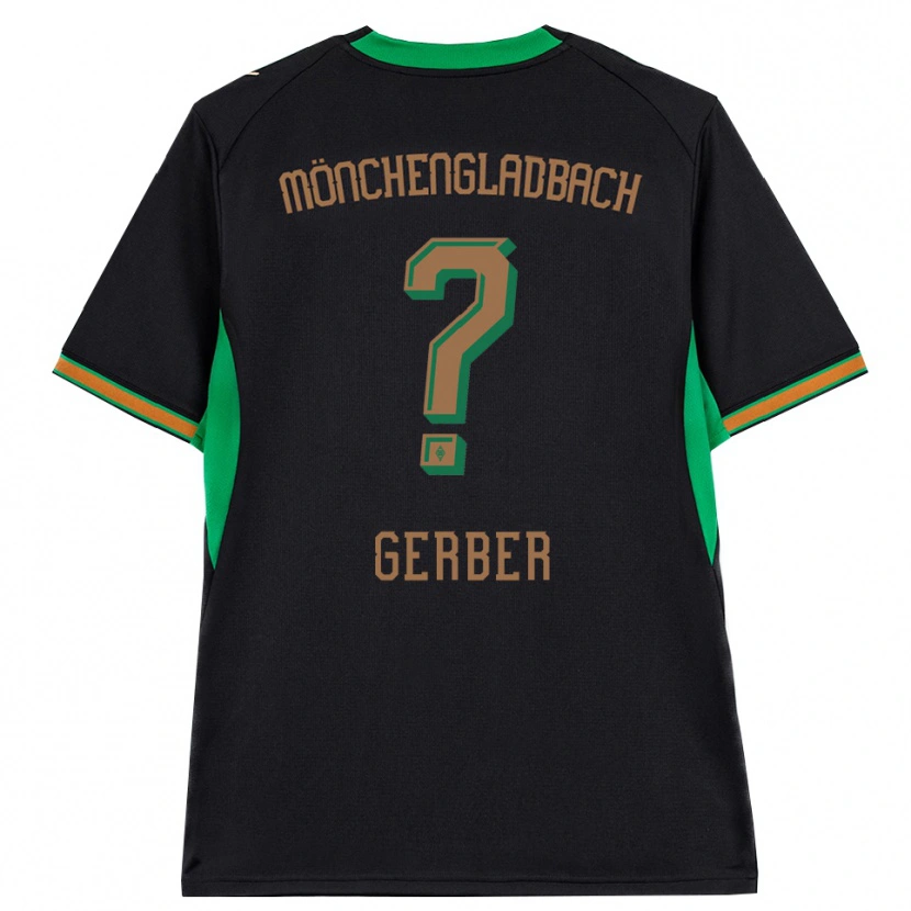Danxen Kinder Sophia Gerber #0 Schwarz Orange Grün Braun Auswärtstrikot Trikot 2026/27 T-Shirt Schweiz