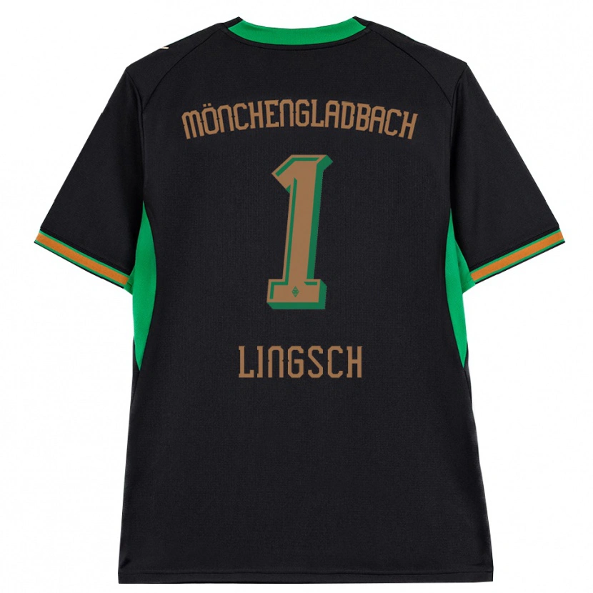 Danxen Kinder Tina Lingsch #1 Schwarz Orange Grün Braun Auswärtstrikot Trikot 2026/27 T-Shirt Schweiz
