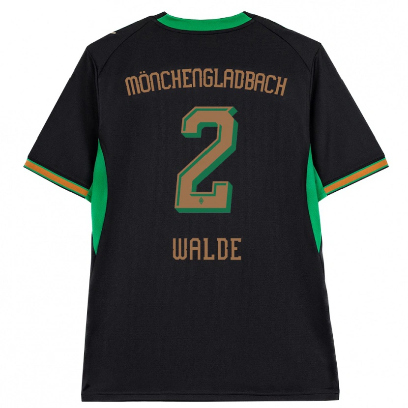 Danxen Kinder Simon Walde #2 Schwarz Orange Grün Braun Auswärtstrikot Trikot 2026/27 T-Shirt Schweiz