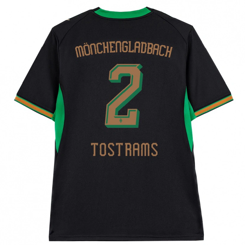 Danxen Kinder Eva Tostrams #2 Schwarz Orange Grün Braun Auswärtstrikot Trikot 2026/27 T-Shirt Schweiz