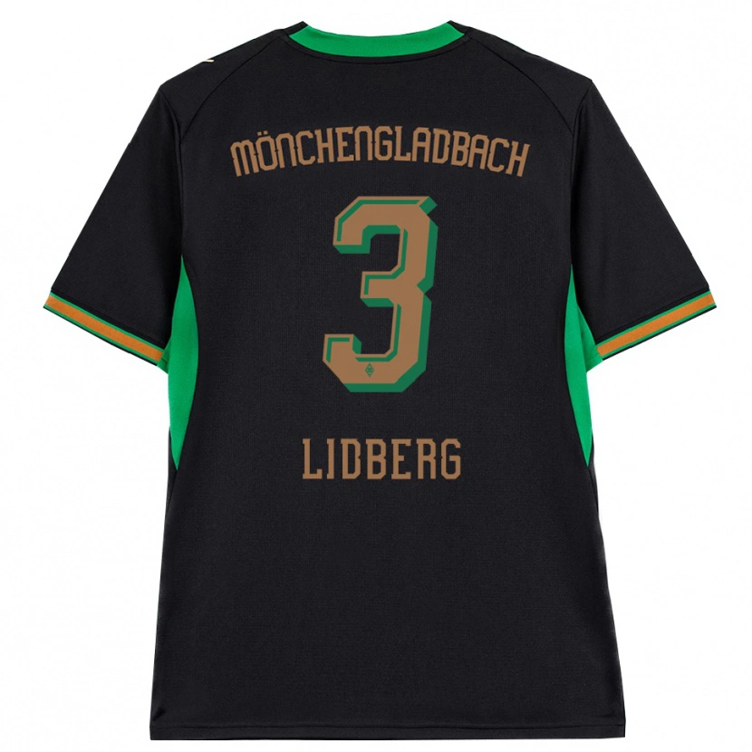 Danxen Kinder Isac Lidberg #3 Schwarz Orange Grün Braun Auswärtstrikot Trikot 2026/27 T-Shirt Schweiz