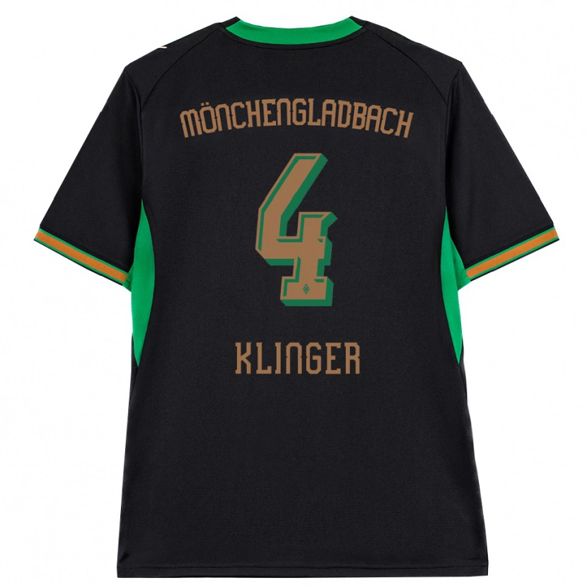 Danxen Kinder Nina Klinger #4 Schwarz Orange Grün Braun Auswärtstrikot Trikot 2026/27 T-Shirt Schweiz