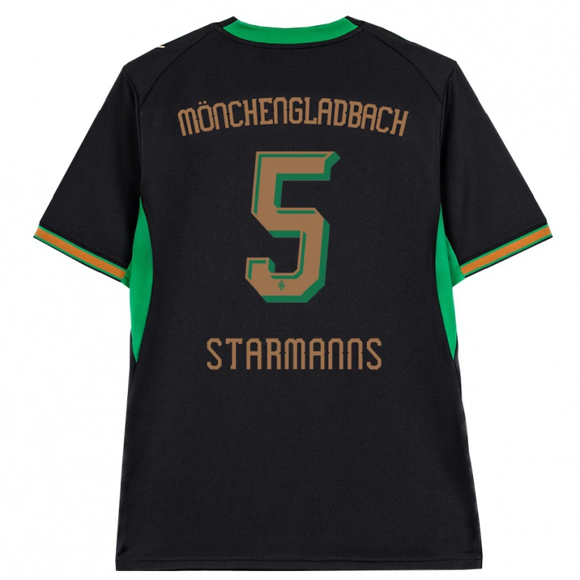 Danxen Kinder Sandra Starmanns #5 Schwarz Orange Grün Braun Auswärtstrikot Trikot 2026/27 T-Shirt Schweiz
