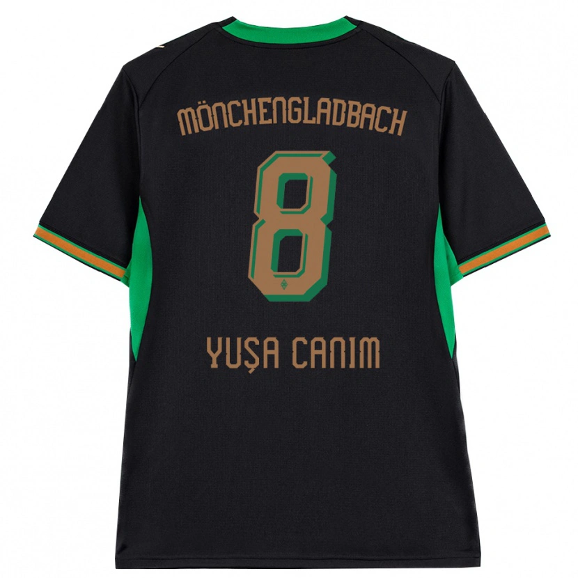 Danxen Kinder Salih Yuşa Canım #8 Schwarz Orange Grün Braun Auswärtstrikot Trikot 2026/27 T-Shirt Schweiz