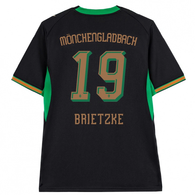 Danxen Kinder Yvonne Brietzke #19 Schwarz Orange Grün Braun Auswärtstrikot Trikot 2026/27 T-Shirt Schweiz