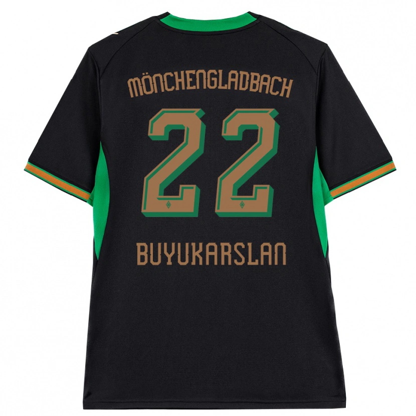 Danxen Kinder Oguzcan Büyükarslan #22 Schwarz Orange Grün Braun Auswärtstrikot Trikot 2026/27 T-Shirt Schweiz