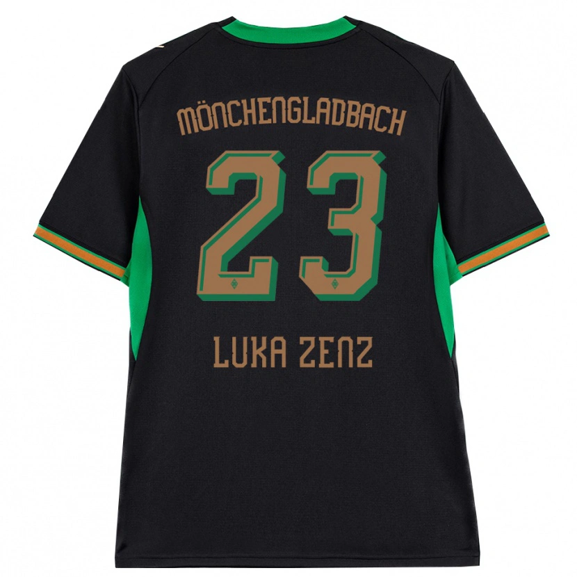 Danxen Kinder Paul Luka Zenz #23 Schwarz Orange Grün Braun Auswärtstrikot Trikot 2026/27 T-Shirt Schweiz