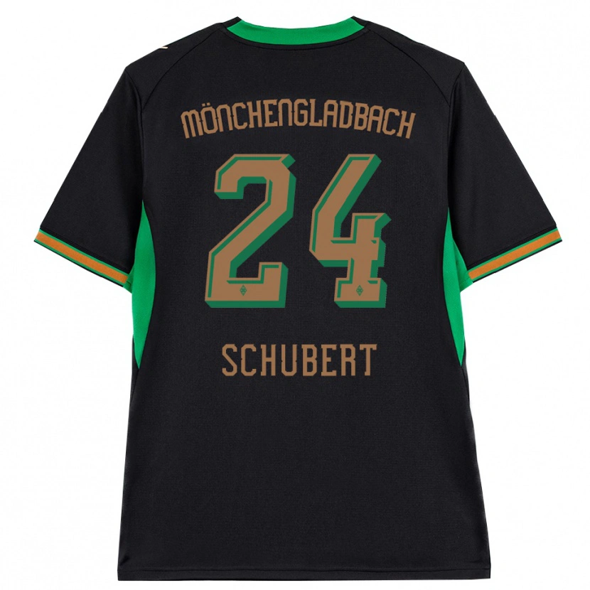 Danxen Kinder Philipp Schubert #24 Schwarz Orange Grün Braun Auswärtstrikot Trikot 2026/27 T-Shirt Schweiz