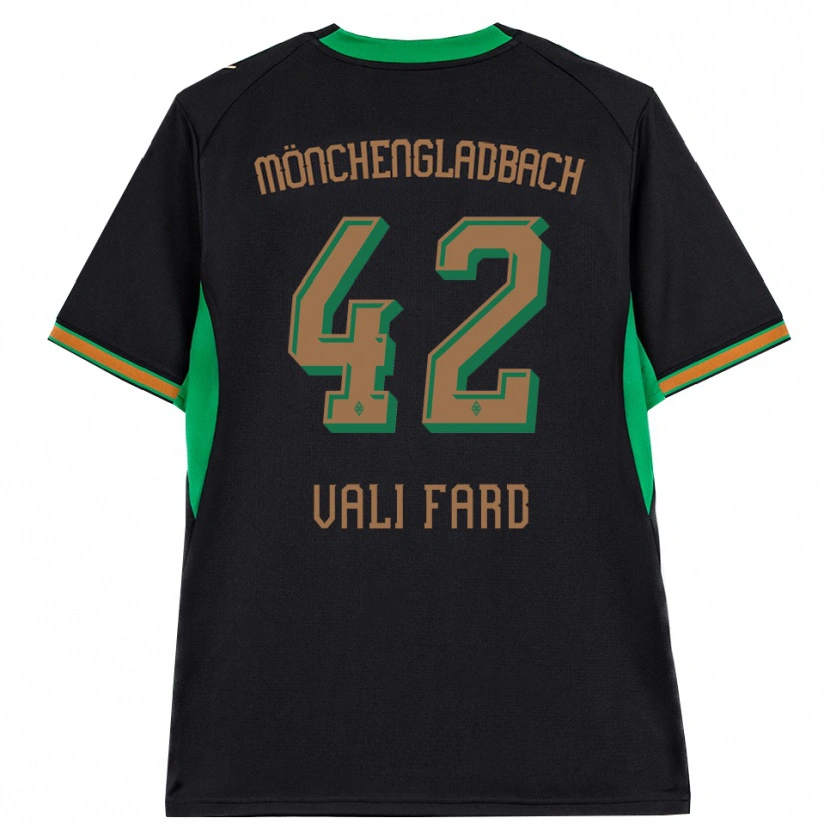 Danxen Kinder Elias Vali Fard #42 Schwarz Orange Grün Braun Auswärtstrikot Trikot 2026/27 T-Shirt Schweiz
