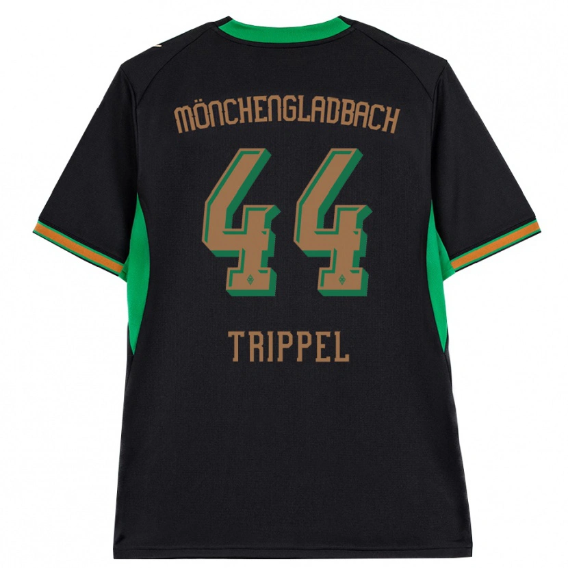 Danxen Kinder Marcello Trippel #44 Schwarz Orange Grün Braun Auswärtstrikot Trikot 2026/27 T-Shirt Schweiz