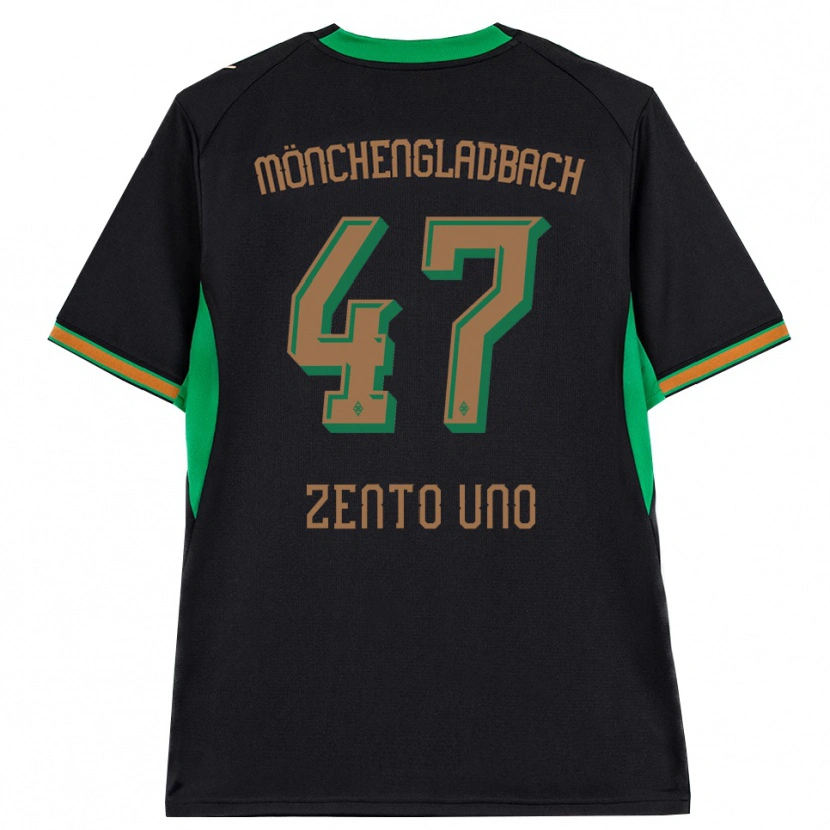 Danxen Kinder Zento Uno #47 Schwarz Orange Grün Braun Auswärtstrikot Trikot 2026/27 T-Shirt Schweiz