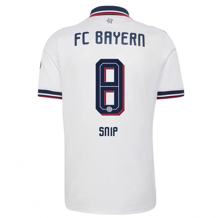 Danxen Kinder Roy Snip #8 Weiß Grau Rot Auswärtstrikot Trikot 2026/27 T-Shirt Schweiz