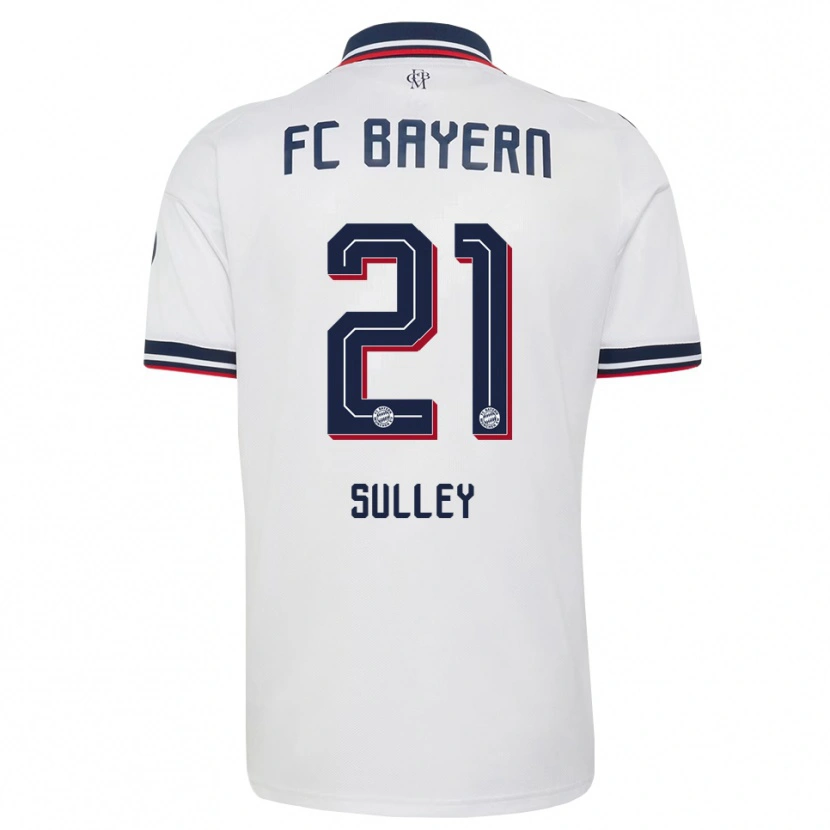 Danxen Kinder Williams Baffour Sulley #21 Weiß Grau Rot Auswärtstrikot Trikot 2026/27 T-Shirt Schweiz