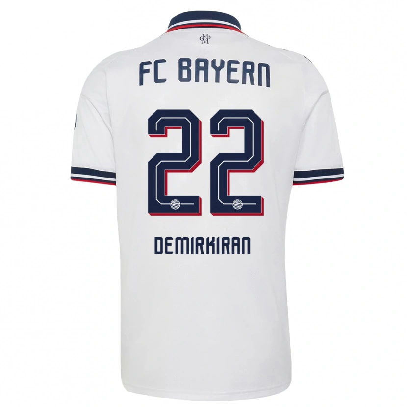 Danxen Kinder Ediz Demirkiran #22 Weiß Grau Rot Auswärtstrikot Trikot 2026/27 T-Shirt Schweiz