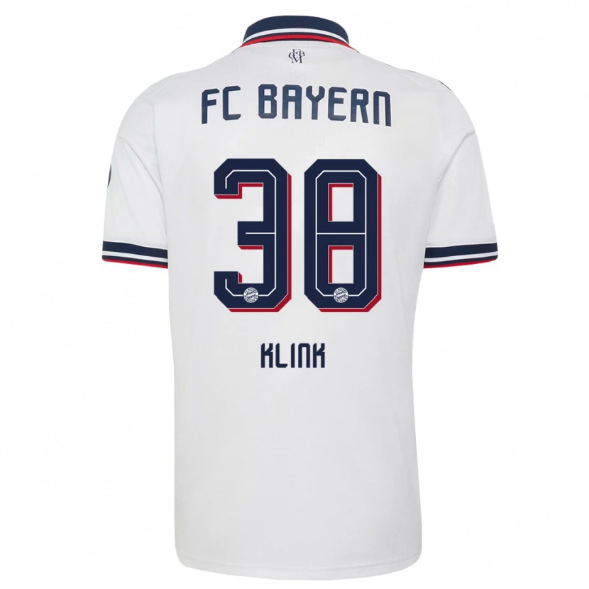 Danxen Kinder Anna Klink #38 Weiß Grau Rot Auswärtstrikot Trikot 2026/27 T-Shirt Schweiz