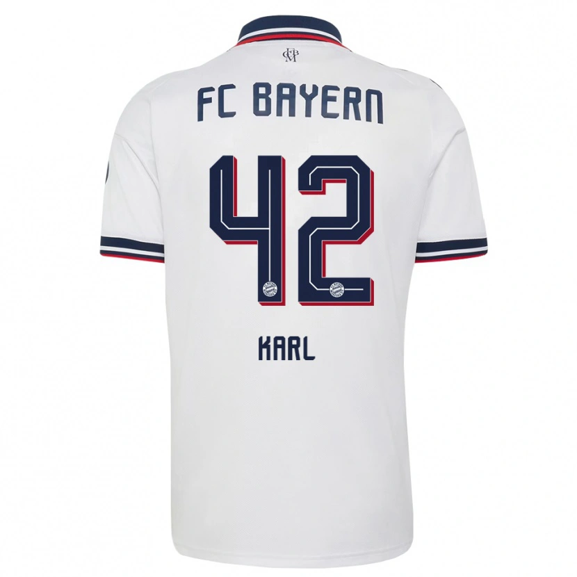 Danxen Kinder Lennart Karl #42 Weiß Grau Rot Auswärtstrikot Trikot 2026/27 T-Shirt Schweiz
