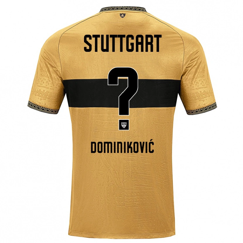 Danxen Kinder Ivan Dominiković #0 Braun Schwarz Weiß Auswärtstrikot Trikot 2026/27 T-Shirt Schweiz