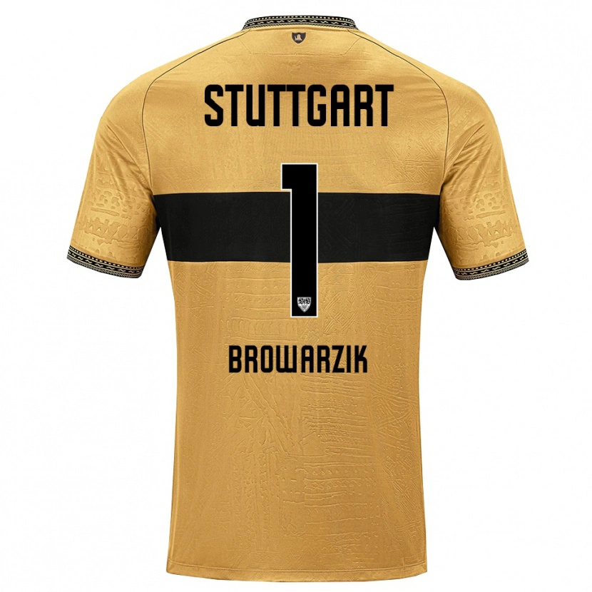 Danxen Kinder Timo Browarzik #1 Braun Schwarz Weiß Auswärtstrikot Trikot 2026/27 T-Shirt Schweiz