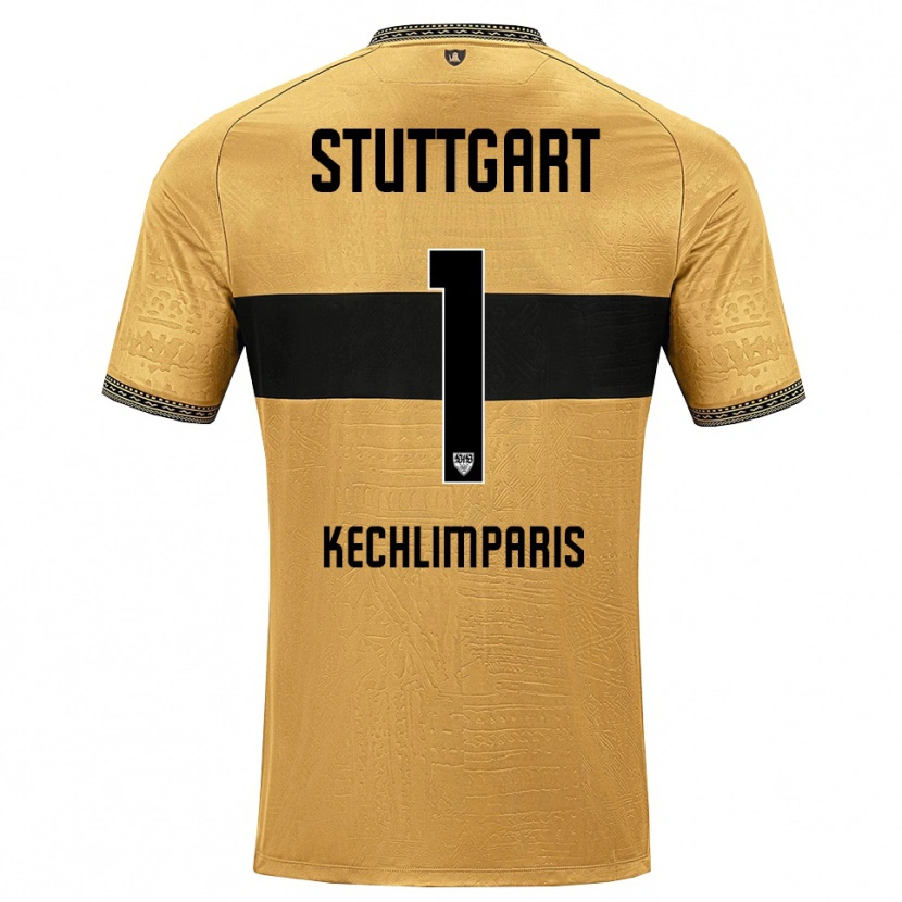 Danxen Kinder Ioannis Kechlimparis #1 Braun Schwarz Weiß Auswärtstrikot Trikot 2026/27 T-Shirt Schweiz