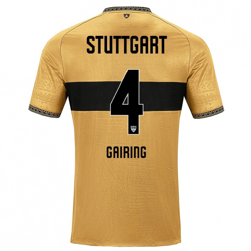 Danxen Kinder Nadine Gairing #4 Braun Schwarz Weiß Auswärtstrikot Trikot 2026/27 T-Shirt Schweiz