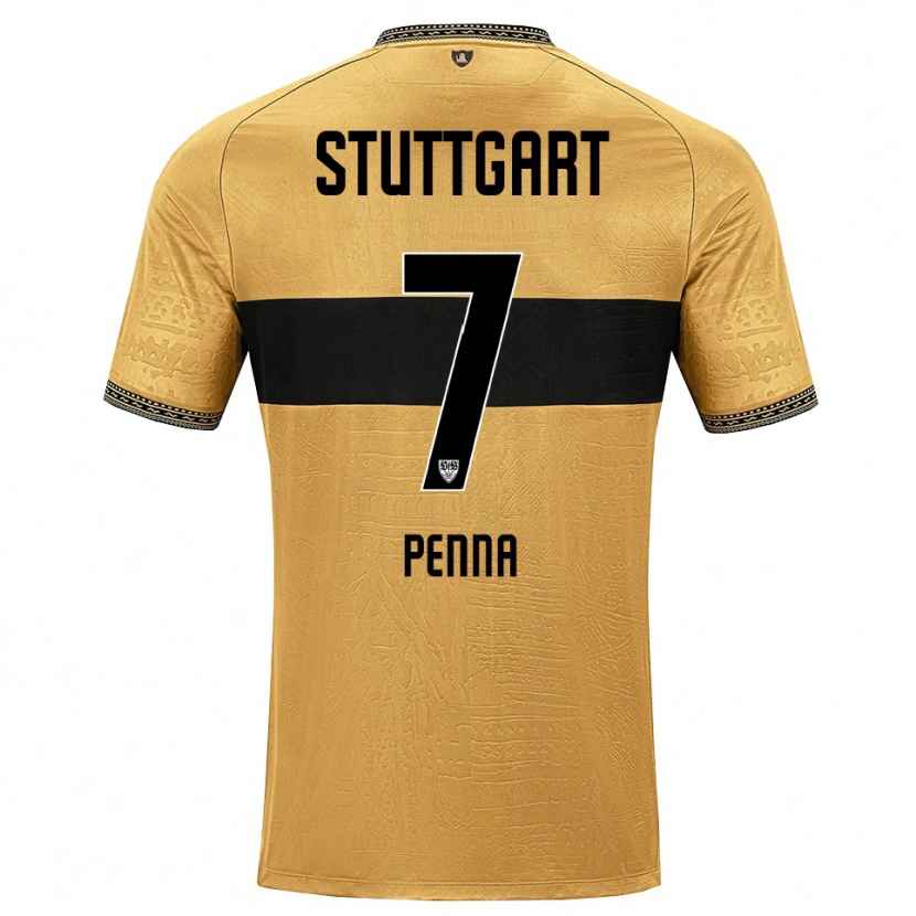 Danxen Kinder Lauri Penna #7 Braun Schwarz Weiß Auswärtstrikot Trikot 2026/27 T-Shirt Schweiz