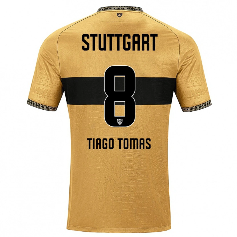 Danxen Kinder Tiago Tomás #8 Braun Schwarz Weiß Auswärtstrikot Trikot 2026/27 T-Shirt Schweiz