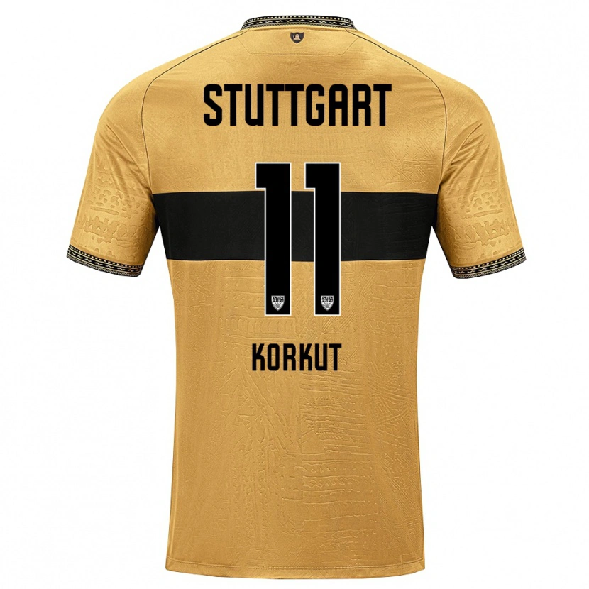 Danxen Kinder Efe Korkut #11 Braun Schwarz Weiß Auswärtstrikot Trikot 2026/27 T-Shirt Schweiz