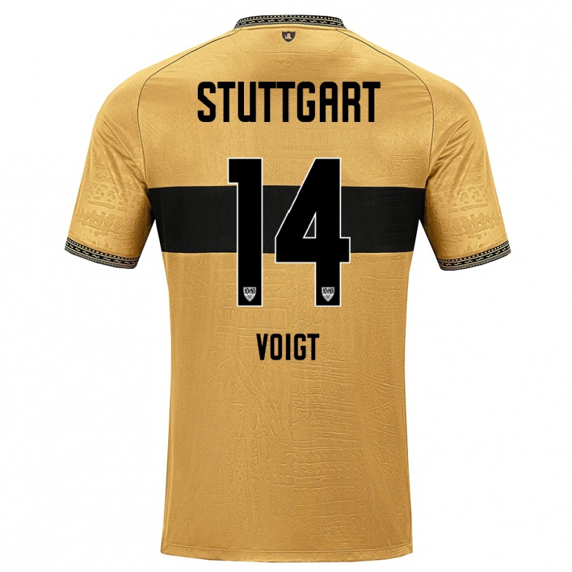 Danxen Kinder Max Voigt #14 Braun Schwarz Weiß Auswärtstrikot Trikot 2026/27 T-Shirt Schweiz