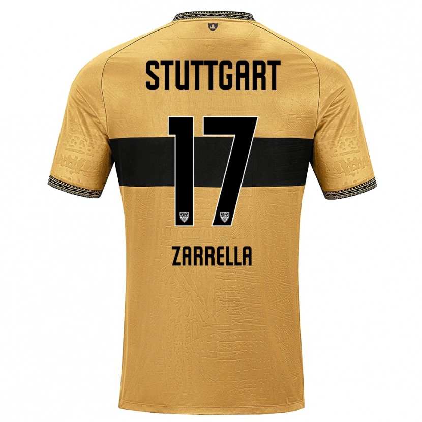 Danxen Kinder Gabriel Zarrella #17 Braun Schwarz Weiß Auswärtstrikot Trikot 2026/27 T-Shirt Schweiz
