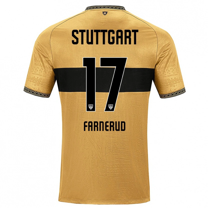 Danxen Kinder Colin Farnerud #17 Braun Schwarz Weiß Auswärtstrikot Trikot 2026/27 T-Shirt Schweiz