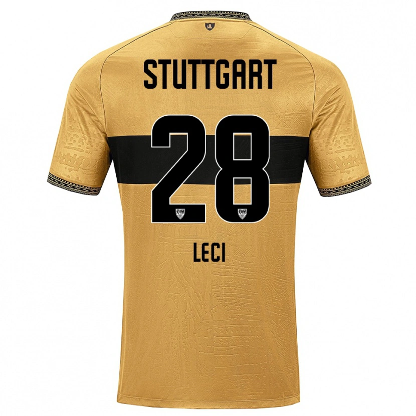 Danxen Kinder Besarta Leci #28 Braun Schwarz Weiß Auswärtstrikot Trikot 2026/27 T-Shirt Schweiz