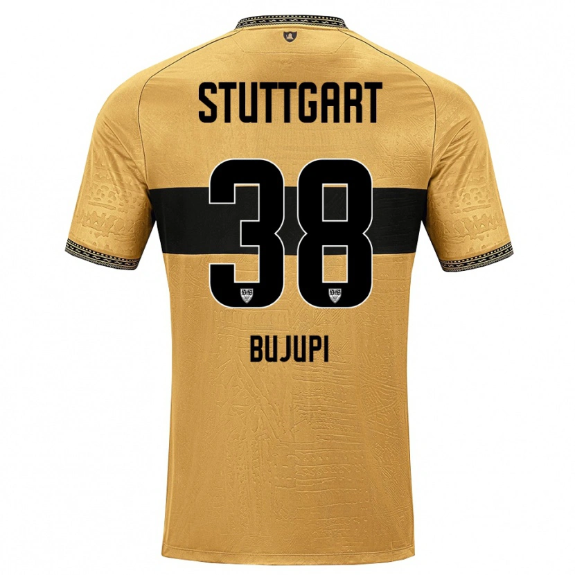 Danxen Kinder Eliot Bujupi #38 Braun Schwarz Weiß Auswärtstrikot Trikot 2026/27 T-Shirt Schweiz