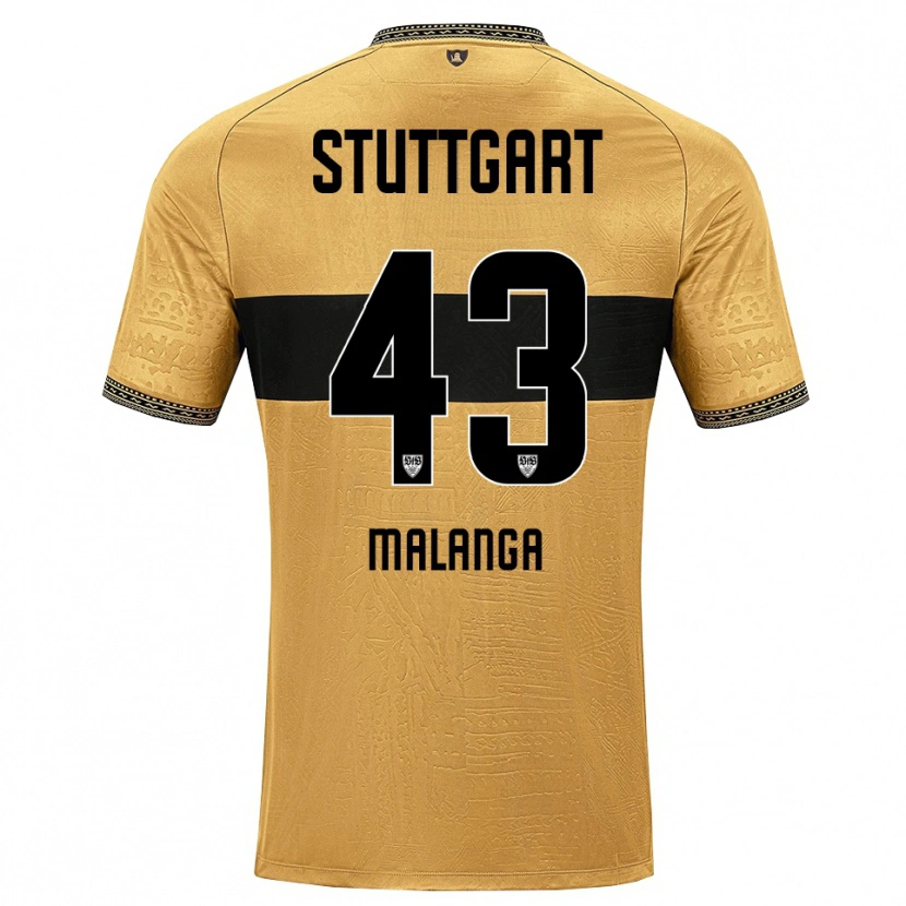 Danxen Kinder Jarzinho Malanga #43 Braun Schwarz Weiß Auswärtstrikot Trikot 2026/27 T-Shirt Schweiz