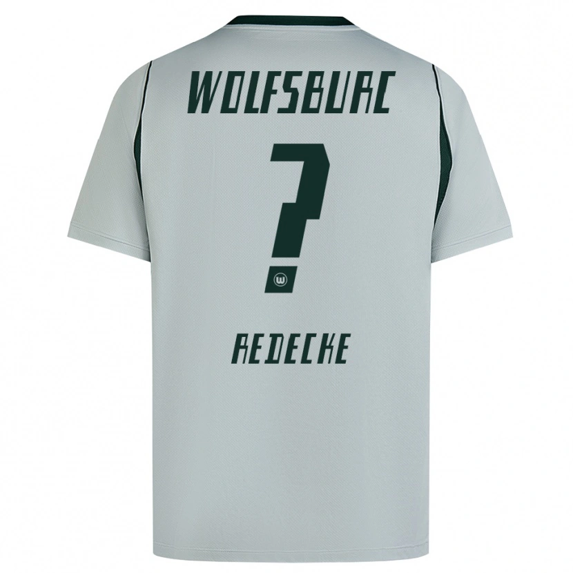 Danxen Kinder Jan Redecke #0 Grau Grün Auswärtstrikot Trikot 2026/27 T-Shirt Schweiz