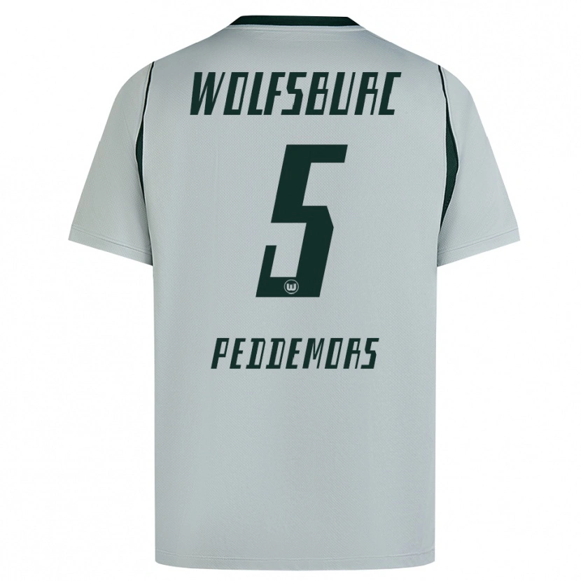 Danxen Kinder Ella Peddemors #5 Grau Grün Auswärtstrikot Trikot 2026/27 T-Shirt Schweiz