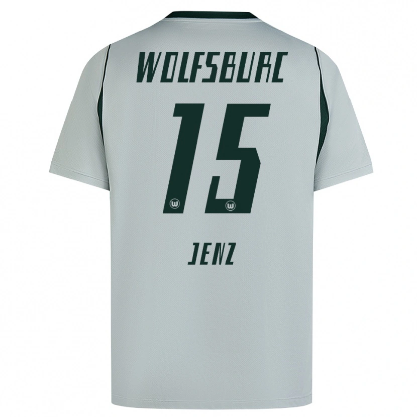 Danxen Kinder Moritz Jenz #15 Grau Grün Auswärtstrikot Trikot 2026/27 T-Shirt Schweiz
