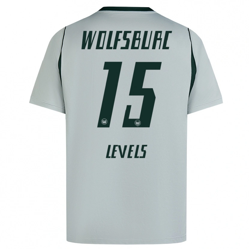 Danxen Kinder Janou Levels #15 Grau Grün Auswärtstrikot Trikot 2026/27 T-Shirt Schweiz