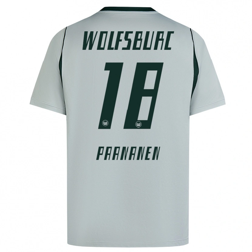 Danxen Kinder Otto Paananen #18 Grau Grün Auswärtstrikot Trikot 2026/27 T-Shirt Schweiz
