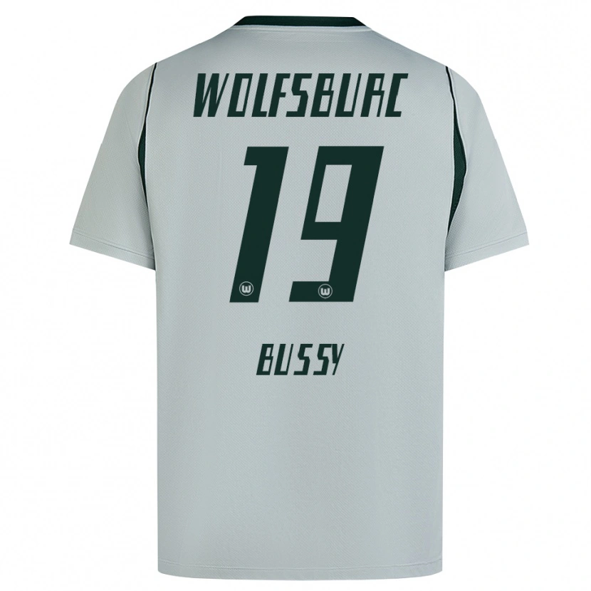 Danxen Kinder Kessya Bussy #19 Grau Grün Auswärtstrikot Trikot 2026/27 T-Shirt Schweiz